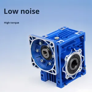 NMRV <strong>Worm</strong> Gear Box DC Stepper Servo Motor Cylindrical Reducer 50:1 Ratio 1400 RPM Input Speed Variable Speed Robot High - Product Image 1