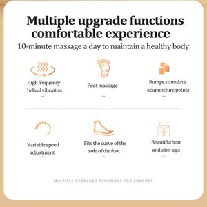 Massaggiatore per Gambe, Glutei e Piedi ad Alta Frequenza con Vibrazione a Spirale per Migliorare la Circolazione e Alleviare la Fatica - Product Image 6
