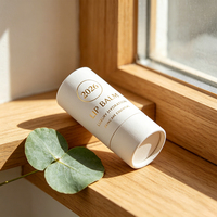 Tube en papier écologique personnalisé pour baume à lèvres, déodorant stick, rouge à lèvres, emballage cosmétique biodégradable
