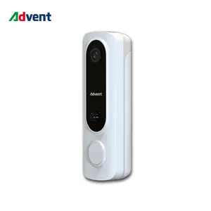 Doorbell Advent WIFI Video Doorbell With Chime 1080p HD Wifi Security Camera IOS Android APP Control