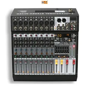 GS-80 Audio Mixer Dj 8 Kanalen Audio Mixer Record