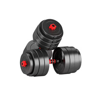 Ensemble d'haltères réglables et de kettlebells en acier écologique, haltères unisexes pour la maison, équipement de fitness, garantie 1 an