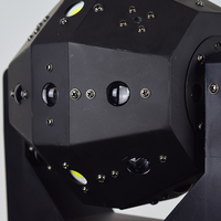 16 Projecteurs à Têtes Mobiles 3-en-1 Laser/LED/Stroboscope avec RGBWA et Blanc Chaud, Contrôle DMX512, Indice de Protection IP33