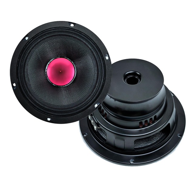 6.5" MID-658NB Neodymium Midrange Loudspeaker with CNC Aluminum Bullet Tweeter 4ohm 450W