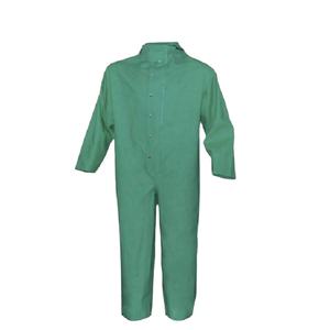 Corrosion Resistant Chemical Protective PVC-coated Polyester <b>Full</b> <b>Body</b> Coverall Loose Fit for Cleanroom Use Level D Protection - Product Image 1