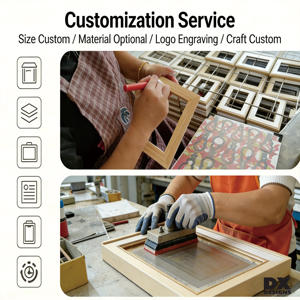 سعر الجملة من المصنع إطارات صور خشب MDF مخصصة 12 لونًا بمقاسات 4x6 5x7 6x8 8x10 11x14 16x20 بوصة A3 <span class=keywords><strong>A4</strong></span> A5 - Product Image 5