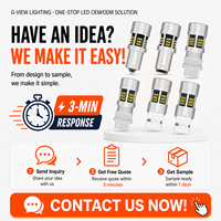 Ampoules LED G-View 7443 avec résistance intégrée, décodeur sans hyper clignotement, ampoule LED T20 7440 pour clignotants et feux stop