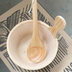 סאונה אביזרי דלי עם כפית - Product Image 3