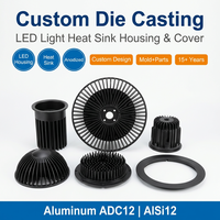Boîtier de lampe en alliage d'aluminium OEM Chengdacai avec dissipateur de chaleur LED et couvercle moulé sous pression