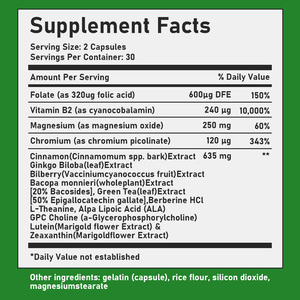 Kapsul Sleep Lean Label Pribadi Suplemen <span class=keywords><strong>Ginkgo</strong></span> <span class=keywords><strong>Biloba</strong></span> dan Kayu Manis untuk Metabolisme Lemak yang Sehat Kapsul Tidur Sehat - Product Image 6