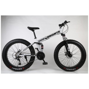 Vélo de montagne pliable de 26 pouces, 21 vitesses, pneus larges, Bicicleta Plegable, vente en gros, fourniture d'usine - Product Image 3