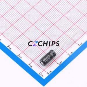 Condensateur électrolytique en aluminium à montage traversant KMR47M050C110A, composant à montage traversant (THT), D5xL11mm 470nF 20% 50V 2mm - Product Image 2