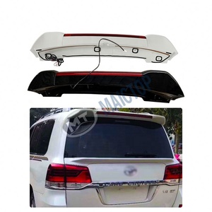 Maictop Car Accessories Black White Rear Wing Trunk <strong>Spoiler</strong> for Land Cruiser 200 Series Lc200 <strong>Fj200</strong> 2016 2017 2018 - Product Image 1