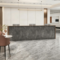 Comptoir de réception moderne pour hôtel, salle de sport, école, départ au détail, bureau à domicile, salon de beauté, bureau