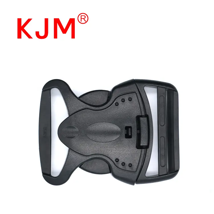 KJM Pom Recycled Grs Certificate 50mm 2 Inch Tactical Plastic Secure Adjustable Strap Belt Side Quick Release Buckle with Lock
