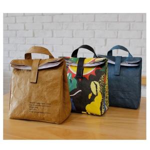 Baoren Personalized Eco-Friendly Waterproof Tyvek Paper <b>Thermos</b> Insulated <b>Lunch</b> Cooler <b>Bag</b> Zipper Leak-proof 2 Persons Women - Product Image 1