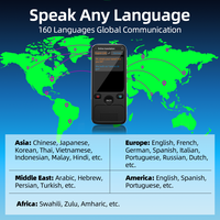Traducteur vocal intelligent AI à écran tactile, 160 langues, interprétation simultanée, en ligne/hors ligne, WiFi 4G, portable, Android # T20