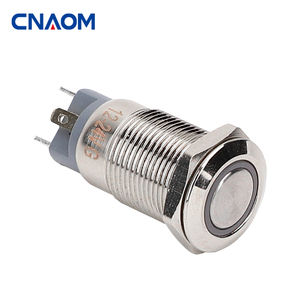 In Stock <strong>3</strong>-6V/12-24V/220V Ring Light/Power Light Metal Stop <strong>Push</strong> <strong>Button</strong> <strong>Switch</strong> <strong>Button</strong> Limit <strong>Switch</strong> - Product Image 4