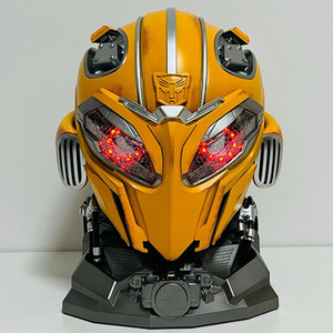 <span class=keywords><strong>Casque</strong></span> <span class=keywords><strong>Bumblebee</strong></span> réaliste avec éclairage, interchangeable, pour cosplay - Product Image 1