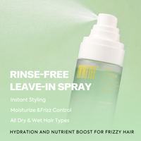Semprotan Anti Kusut Perawatan Rambut Rusak Mendalam Pelembap Brume Cheuveux Private Label Silking Mist Kondisioner Tanpa Bilas
