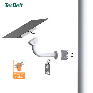 TecDeft Panneaux Solaires Noirs Micro USB/Type-C/DC5521 <span class=keywords><strong>Chargeur</strong></span> Solaire 40W pour Smart Traffic/Raspberry Pi - Product Image 5