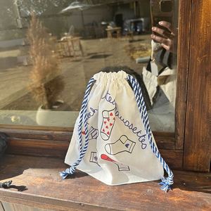 Wholesale Recyclable Dustproof <b>Pouch</b> Custom Logo Printed Large Capacity <b>Drawstring</b> <b>Pouch</b> - Product Image 4