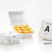 Boîtes d'emballage de capsules de café en pâte à papier moulée biodégradable haut de gamme