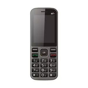 En iyi küçük telefon 2.4 inç ekran ekran özelliği yaşlı insanlar için telefon Metal kauçuk anahtar düğmeler cep telefonu operatörü yurtdışı OEM