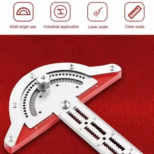 T Square Straight Edge 10 "et 15", <span class=keywords><strong>règle</strong></span> <span class=keywords><strong>de</strong></span> charpentier <span class=keywords><strong>de</strong></span> 20 ", outil <span class=keywords><strong>de</strong></span> mesure d'angle multifonctionnel, <span class=keywords><strong>règle</strong></span> en métal pour le travail du bois - Product Image 5