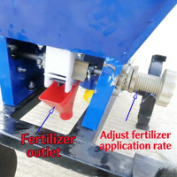 Nueva Sembradora de Patatas de Una Hilera Montada en un Tractor de Marcha Trasera con Alta Productividad para Tractores de 8-22 HP
