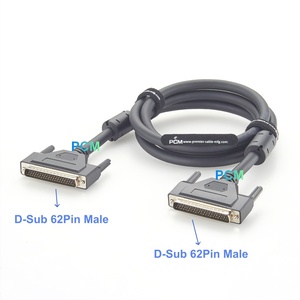 كابل وحدة الإدخال/الإخراج DB62 ذكر إلى ذكر متوافق مع سلسلة Advantech PCL-10162 للاتصال التسلسلي الصناعي لأتمتة DAQ - Product Image 4
