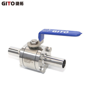 Válvula de Bola de Acero Inoxidable GITO BA, Estructura de Control Manual Forjada y Soldada para Agua y Gas, Personalización OEM - Product Image 4