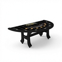 Table de Blackjack Moderne de Luxe Personnalisée YS avec Design à Jambes en H pour les Jeux de Casino et le Divertissement de Poker