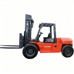 Chariot élévateur diesel Heli de Chine (Anhui) 5-10 tonnes avec déplaceur latéral hydraulique, mât à deux étages, pneus pleins, pour usage extérieur sur chaussée, plus sûr, prix compétitifs - Product Image 1