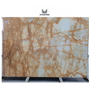 Mármol Siena Translúcido Marrón Amarillo, Ónix, Jade, Diseño Moderno para Villas de Lujo - Product Image 2
