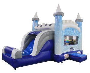 Maison gonflable de parc jurassique personnalisée, maison à rebond de dragon, Dino avec glissère avant - Product Image 6