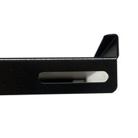 Étagère de rack de serveur LE 19 pouces 1U, étagère cantilever fixe et coulissante, acier SPCC, revêtement en poudre, capacité de charge lourde 50 kg, 300/500 mm