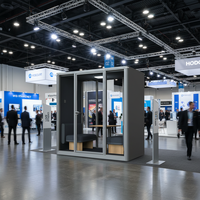 Cabina Acústica Premium Moderna para Oficina UNIBOOTH, Cabina Telefónica Insonorizada, Cabina de Reuniones, Sala de Trabajo Privada para Espacios Corporativos y Empresariales