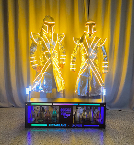 Présentoir de Bouteilles LED Lumineux <span class=keywords><strong>pour</strong></span> Boîte de Nuit, <span class=keywords><strong>Bar</strong></span>, Fête – Plateau de Service VIP en Fer, <span class=keywords><strong>Support</strong></span> à Bouteilles Lumineux <span class=keywords><strong>pour</strong></span> Liqueur et Vin - Product Image 2