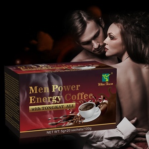 Caffè Naturale alle Erbe per Uomini con Maca Biologica e Tongkat Ali, Caffè Istantaneo Energetico Nero per Uomini, Etichetta Privata, Vendita all'Ingrosso - Product Image 2