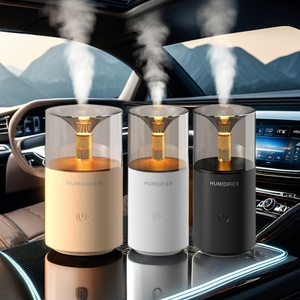 Diffuseur d'huiles essentielles ultrasonique électrique USB/Type-C 120 ml pour voiture avec lumières LED changeantes de couleur - Product Image 1