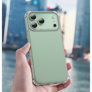 Coque de téléphone antichoc en silicone TPU avec coussin d'air pour iPhone 17 Series, anti-chute et résistante aux chocs, avec motif animal transparent - Product Image 5