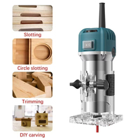 Outil de fraisage de détail Plunge 35000R 30000 tr/min Machine de coupe de bord puissante 550W 710W 800W routeur électrique de paume en bois
