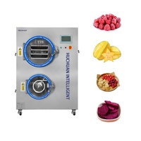 Huchuan industriële vriesdroogmachine voor voedselverwerking, grote capaciteit, SUS304 roestvrij staal, PLC-gestuurd, gasverwarming
