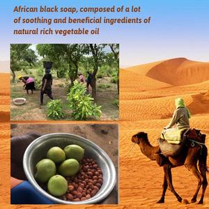 100% savon noir africain magique Anti Taches <span class=keywords><strong>rebelles</strong></span> beauté bain corps acné peau savon soins du corps 110g - Product Image 6