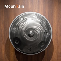 Mountain Rain Manufacturer's 22 Inch Handmade Drum Minor 9 Notes Musical Bag-Handpan by Top Crafts Producer