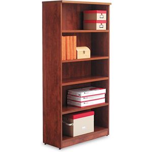 Alera VA636632MC Bibliothèque contemporaine Valencia à 5 étagères 31-3/4w X 14d X 65h pour bureau à domicile, atelier, salon, hôtel - Product Image 6