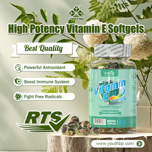 Cápsulas Blandas de Vitamina E de Grado Alimenticio 800UI de Marca Privada para el Mantenimiento de la Salud Celular para Deportistas, Antioxidante OEM, Disponible Ahora - Product Image 2