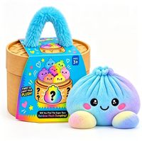Nouvelle Peluche Anti-Stress Mignonne en Forme de Ravioli avec Boîte Surprise, Douce et Originale, Cadeau de Collection