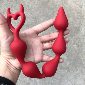 Cuentas Anales de Silicona Suave, Diseño de Diablillo, Tapón Anal para Hombres y Mujeres - Product Image 6
